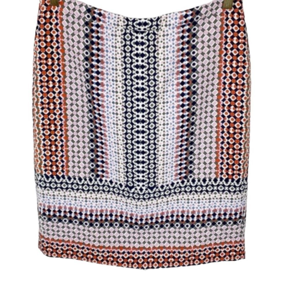 J Crew Colorful Pencil Skirt Size 2 - Picture 3 of 7